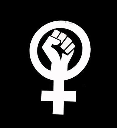 Makarios LLC נשים פמיניסטיות פמיניסטיות מכוניות משאיות טנדרים קירות מחשב נייד MKR | לבן | 5.5 x 3.5 | MKR558